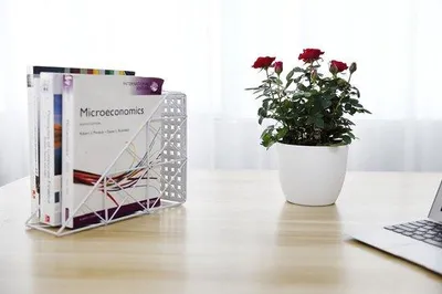 Productafbeelding van Zelfwaterende bloempot - 18 cm, wit, set van 4