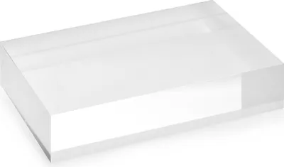Produktbild von Acrylblock 60x90x20mm transparent, rundum glänzend polierte Seitenkanten / Acryl / Acrylglas / massiv / klar / farblos / Dekoration - Zeigis®