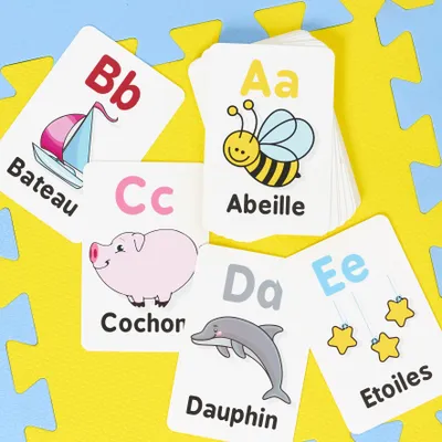 Image de Carte Educative Mots 8X12Cm Blanc