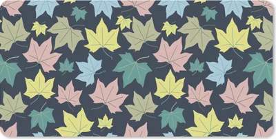 Produktbild von MuchoWow® Mauspad Mousepad Muster - Herbst - Blätter 60x30 cm - Mousepads - Maus Mat - Pad - Mausunterlage - Nachhaltig
