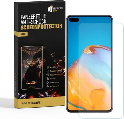 Produktbild von 2x Panzerfolie für Huawei P40 ANTI-SCHOCK Displayschutzfolie Displayfolie MATT