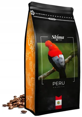Produktbild von Kaffeebohnen 1 kg PERU 100 % Arabica frisch geröstet für Vollautomaten