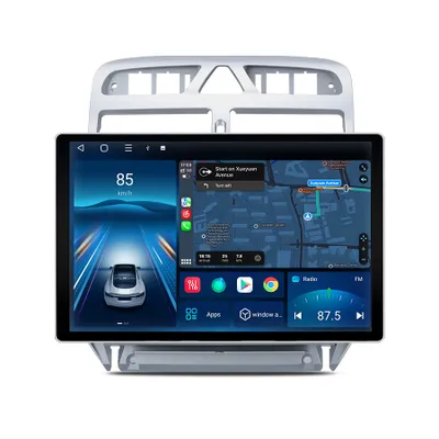 Obrázok produktu pre 13.1" Android carplay Autorádio pre Peugeot 307 2002-2013 navigace 4+64G 8core SWC WIFI Bluetooth 4GSIM USB 2DIN