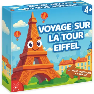 Immagine prodotto di Gioco da tavolo a tema Torre Eiffel, gioco educativo per bambini dai 4 anni in su, da 2 a 4 giocatori, gioco per famiglie
