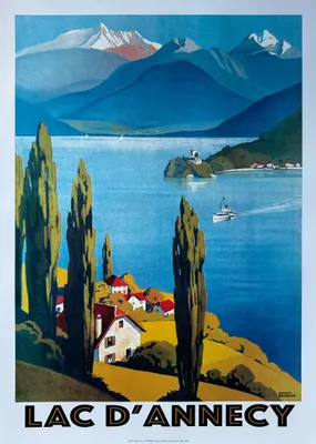 Immagine prodotto di Lago di Annecy - BRODERS - Poster 50x70 cm