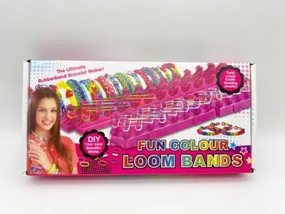 Produktbild von Kreativset zur Herstellung von Loom Band 600 Stück
