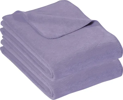 Produktbild von Erwin Müller Wohndecke Brescia" 2er-Pack flieder 150x220 cm"