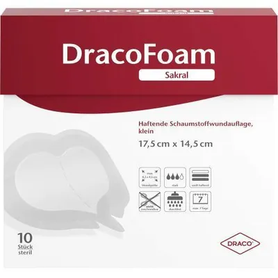 Produktbild von Dracofoam sakral klein 14,5x17,5 cm haftend 10 St