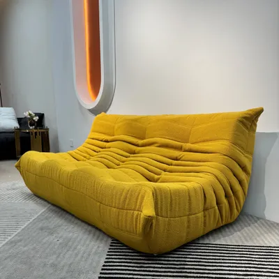 Produktbild von Sofa Liegesofa Couch Sessel sitz Wolke gelb 3er