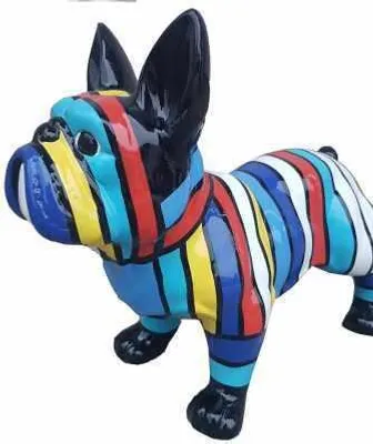 Produktbild von Design Figuren Skulpturen Moderne Bulldogge Skulptur Deko Skulpturen Dekoration