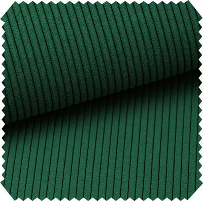 Produktbild von novely® ONTRE - Samtiger Polsterstoff in Feincord-Optik - Robuster Möbelstoff - Pflegeleichte Meterware 1 lfm - Farbe: 35 Tannengrün
