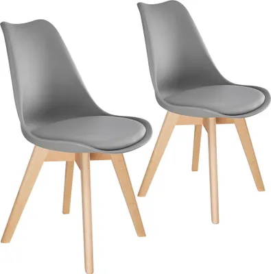Produktbild von tectake® Set Esszimmerstuhl Frederikke Scandi-Design 49 x 53 x 82 cm