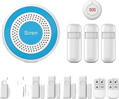 Obrázek produktu pro Dveřní okenní senzor, bezdrátové připojení, kompatibilita s chytrými aplikacemi, A519W-E, A519W-E