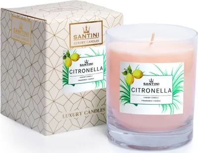 Obrázek produktu pro svíčka Santini - Citronella, 200g