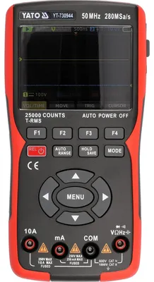 Obrázok produktu pre Osciloskop, multimeter a generátor 3 v 1, 280 MSa/s, 50 MHz