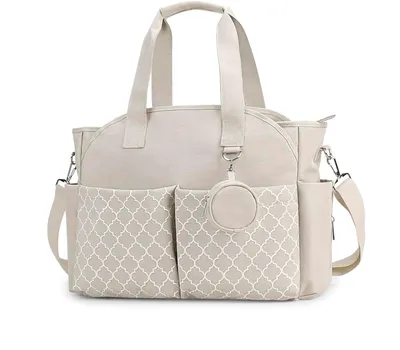 Produktbild von Wickeltasche mit Wickelstation, multifunktionale Babytasche mit verstellbarem Schultergurt