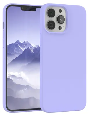 Produktbild von EAZY CASE Silikonhülle für Apple iPhone 13 Pro Max Silikon Backcover Schutz in Violett