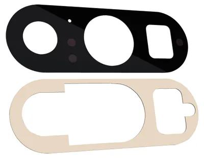 Produktbild von Google Pixel 8 Pro Kamera Linse Glas Camera Glass Lens inklusive Kleber Glue für Reparatur