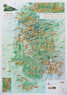 Produktbild von Rock Climbs Peak District Scratch Print