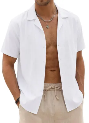 Produktbild von Herren Leinenhemd für den Sommer (1-Pack)