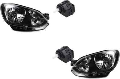 Produktbild von Scheinwerfer passend für VW Up! 12/11-06/16 L+R mit Stellmotor 8L0941295B 8L0941295A 1S1941015K 1S1941015H 1S1941015M 1S19410 Johns