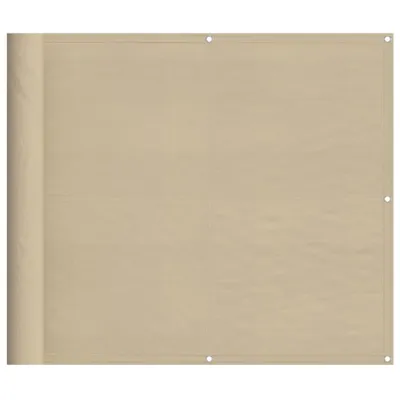 Produktbild von Balkon-Sichtschutz Beige 90x800 cm 100 % Polyester-Oxford