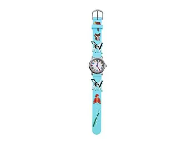 Produktbild von Kinderuhr 3D Pferde türkis - bb-Klostermann 21538 - Armbanduhr Motivuhr Quarz-Uhrwerk