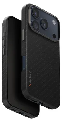 Obrázek produktu pro UNIQ Keva Edge MagClick charging ochranný kryt na iPhone 17 Pro, Carbon black
