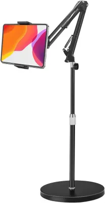 Image de Support de table réglable avec une base stable pour les petits téléphones et les tablettes