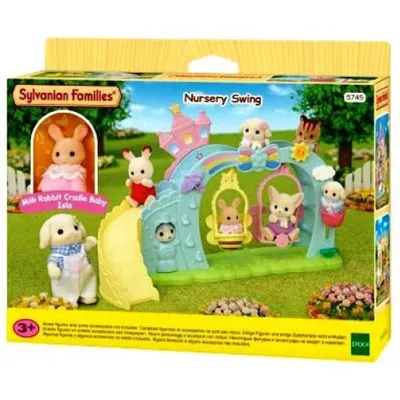 Produktbild von Sylvanian Erlebniskindergarten Schaukel mit Figur