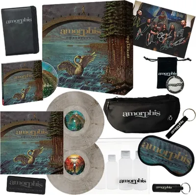 Immagine prodotto di Amorphis: Borderland (edizione limitata da collezione) (vinile cristallino argento con marmo nero)