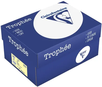Produktbild von Kopierpapier Trophee A3 160g/qm VE=4x250 Blatt kanariengelb