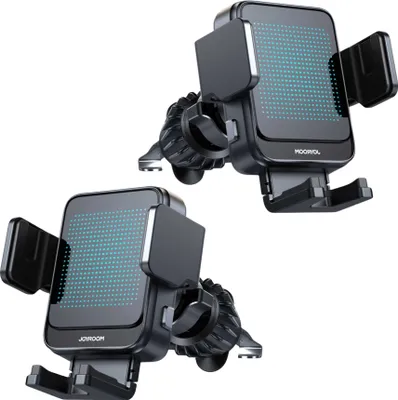 Produktbild von Joyroom Handyhalterung mit drahtloser Aufladung für den Ventilator Schwarz