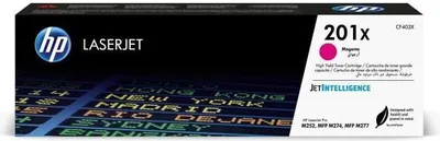 Produktbild von Tonerkartusche HP 201X, Magenta, Hohe Kapazität, CF403X, Für Color LaserJet Pro M252, M277