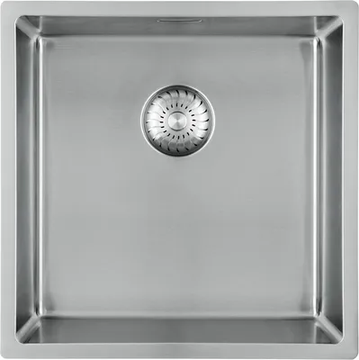 Produktbild von CARESSI 1-Becken Spüle CAPPO 60514 ohne Hahnbank / ab 50 cm Schrankbreite / Einbauspüle / Edelstahlspüle