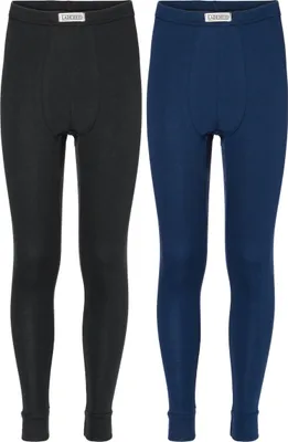Produktbild von Ladeheid Jungen Lange Unterhose LA40-248 ((2Pack)Schwarz, Dunkelblau, 146)