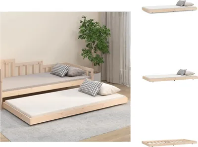 Obrázek produktu pro vidaXL Postel z masivu 80x200 cm borovice - Postele a rámy postelí