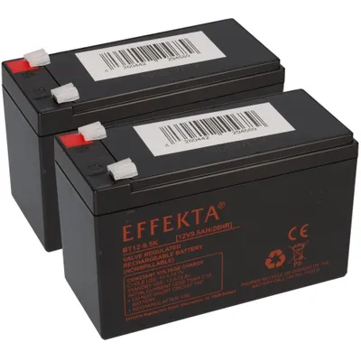 Produktbild von 24V 2x 12V 9,5Ah ES-808 Scooter Elektroroller Blei Akku AGM