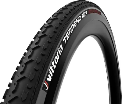 Produktbild von Vittoria Terreno Mix Tubeless 700 X 45 Steifer Gravelreifen Schwarz 700 x 45 Schwarz 700 x 45