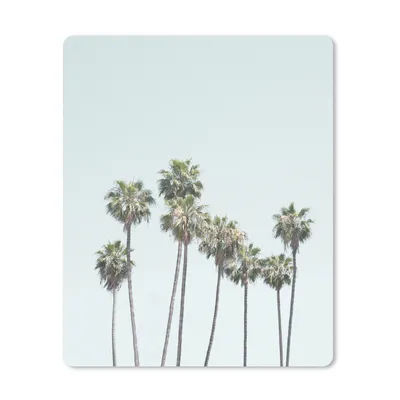Produktbild von MuchoWow® Mauspad Mousepad Palmen - Grün - Natur - Blau 30x40 cm - Mousepads - Maus Mat - Pad - Mausunterlage - Mausmatten