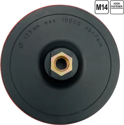 Image de Plaque de polissage/ponçage M14 x 125 mm Velcro
