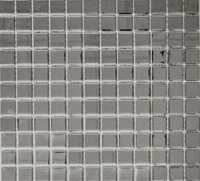 Produktbild von Mosaikfliese Transluzent Glasmosaik Crystal EP silber BAD WC Küche WAND MOS60-0206