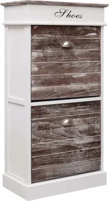 Immagine prodotto di Scarpiera Marrone 50x28x98 cm in Legno di Paulownia