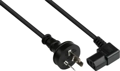 Obrázok produktu pre Napájací kábel Čína typ I na C13, 1,8 m, čierny