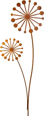 Produktbild von Pusteblume Gartenstecker Edelrost Gartendeko