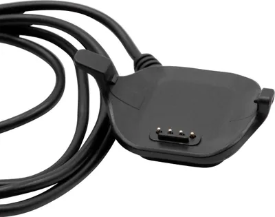 Produktbild von vhbw USB Ladekabel kompatibel mit Garmin Forerunner 25 (small) Smartwatch Fitnesstracker - Dockingstation Schwarz, 96 cm