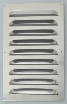 Produktbild von Wetterschutzgitter Aluminium eckig flach 1,5 mm 500 x 250 mm