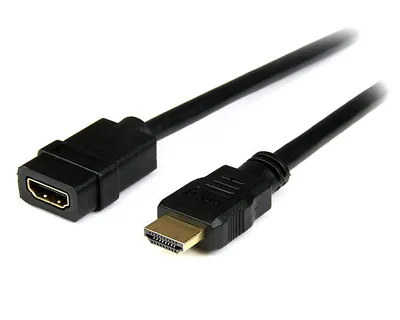 Obrázek produktu pro StarTech.com HDEXT2M, 2 m, HDMI Typ A (standardní), HDMI Typ A (standardní), 10,2 Gbit/s, Černá
