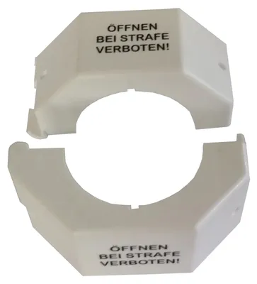 Produktbild von Bernhardt Plombierschelle für 5/4"-Muttern, weiß, für Hauswasserzähler, 1 Stk.