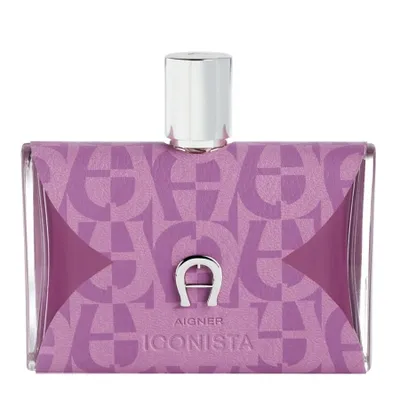 A bottle of Aigner Iconista Eau de Parfum for women.